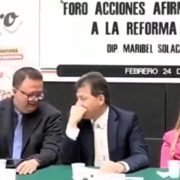 Hace unos días, el diputado federal de Morena, Víctor Hugo Lobo Román y el magistrado de la Sala Superior del TEPJF, Felipe de la Mata se quitaron las máscaras y aparecieron juntos en público. FOTO: Especial