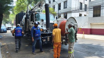 Aplican operación Vactor en la Doctores contra inundaciones
