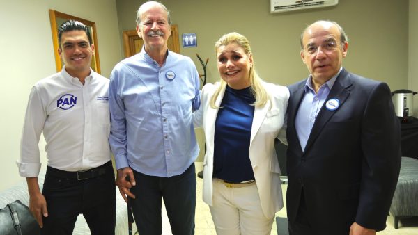 El dirigente nacional del PAN aseguró que el respaldo a Maru Campos trasciende al partido y advirtió que Acción Nacional no permitirá actos de autoritarismo contra la mandataria estatal. FOTOS: Especial