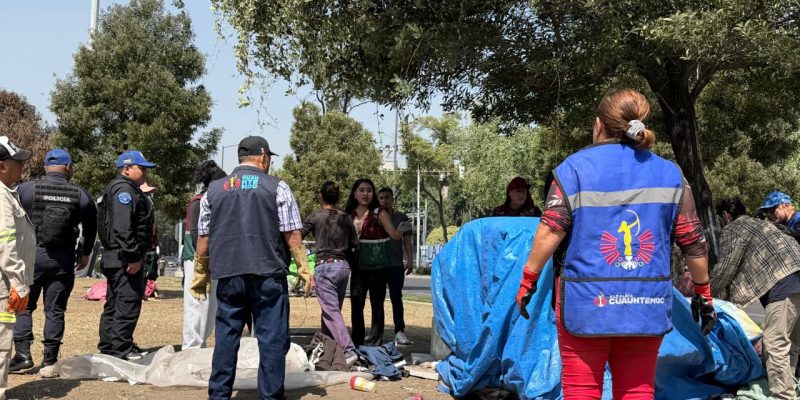 Refuerza la Cuauhtémoc brigadas de atención a personas en situación de calle