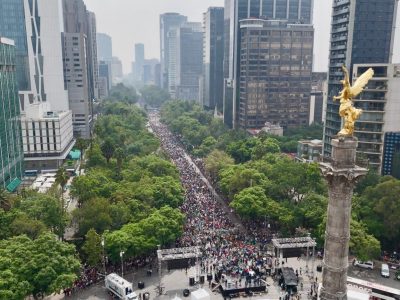“Queremos que quienes nos visiten durante el Mundial encuentren una ciudad vibrante, incluyente y profundamente humana”, afirmó Brugada. FOTOS: Especial