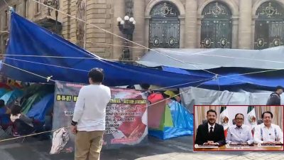 La incapacidad política del Gobierno federal para sentar a negociar y aplacar a la CNTE causa también fuertes estragos al Congreso de la Ciudad de México y todo el entorno en el que laboran miles de personas y hay cientos de comercios, además de que es sitio de tránsito de neurálgico del Centro Histórico. FOTOS: Magacín CDMX