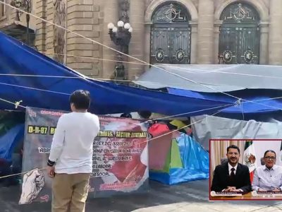 La incapacidad política del Gobierno federal para sentar a negociar y aplacar a la CNTE causa también fuertes estragos al Congreso de la Ciudad de México y todo el entorno en el que laboran miles de personas y hay cientos de comercios, además de que es sitio de tránsito de neurálgico del Centro Histórico. FOTOS: Magacín CDMX